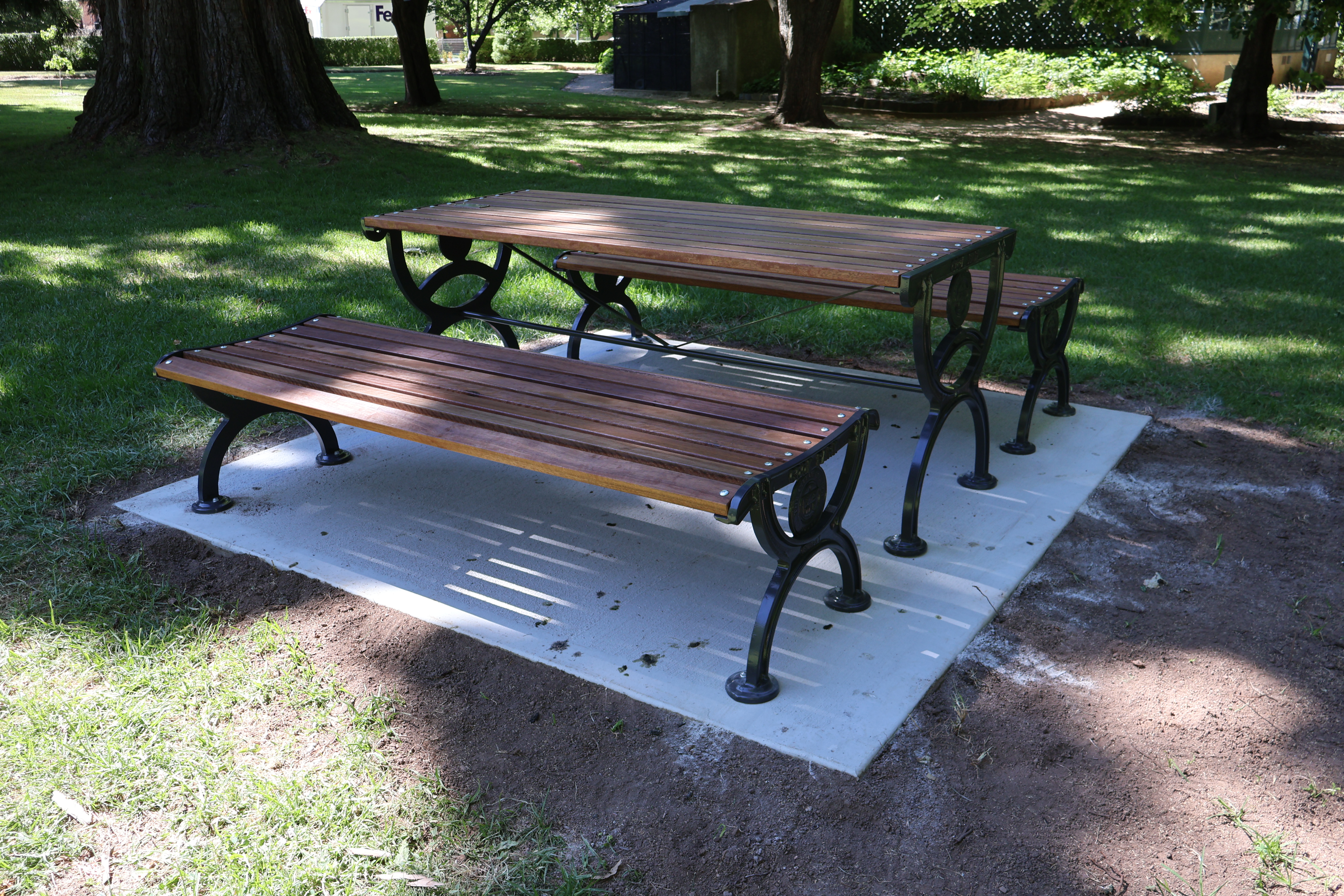 Memorial Picnic Table and Bench at Cook Park, Orange