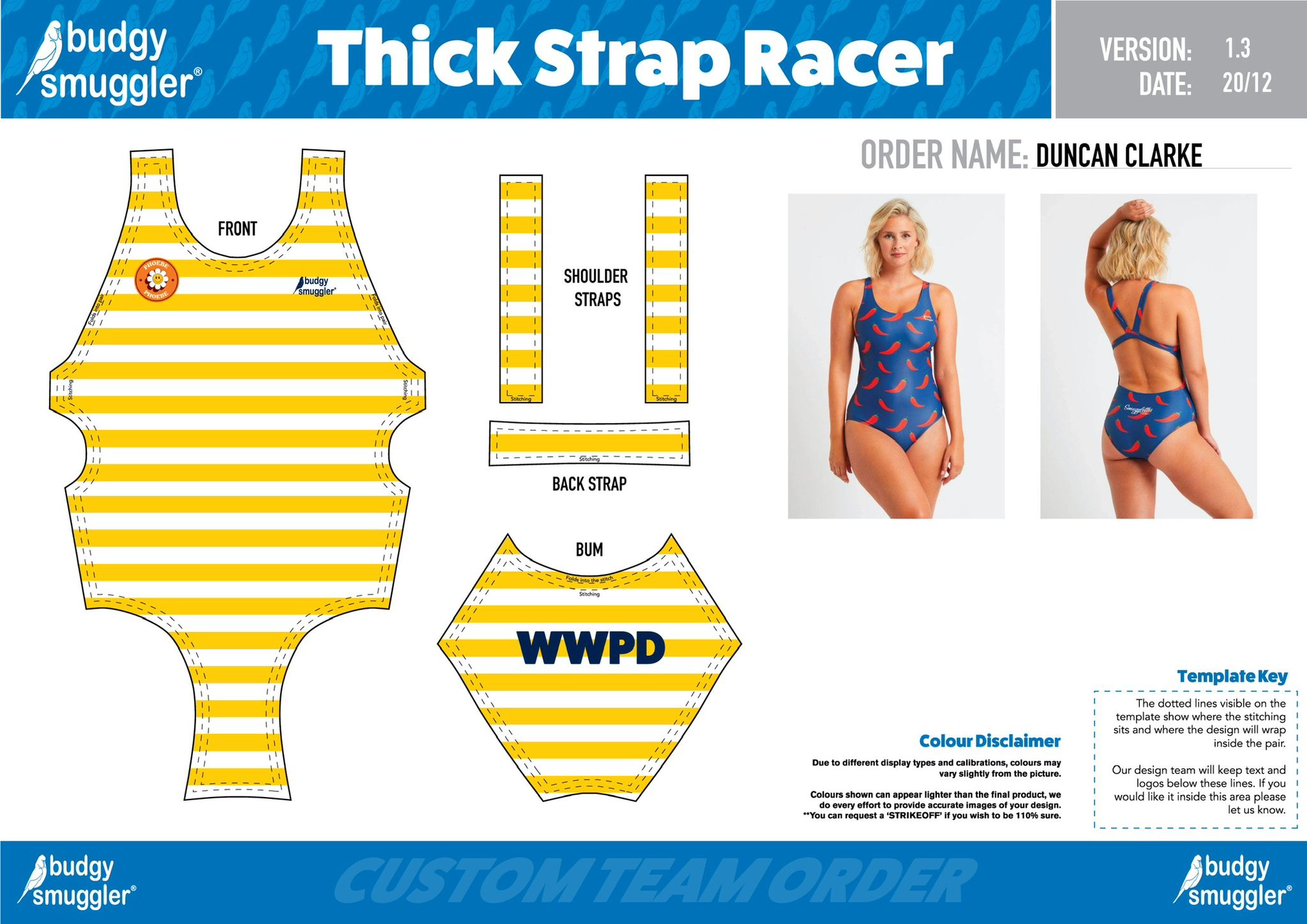 Women's Racer One Piece - Thick Strap